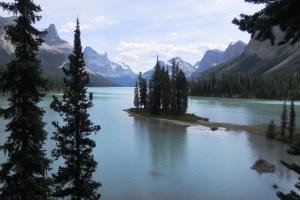 Mystery Island, Maligne Lake