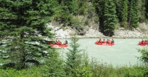 Rafters on the Fraser River