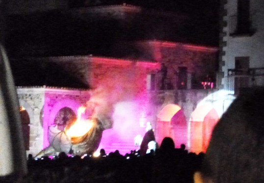 Festival's fiery end