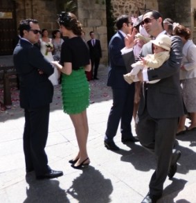 Bride #3 and littlest guest