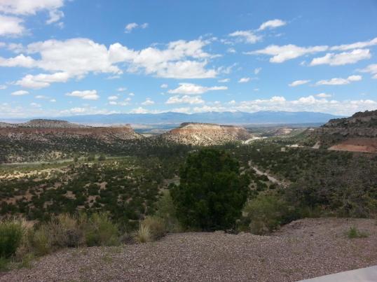 The view from the road to Nowhere